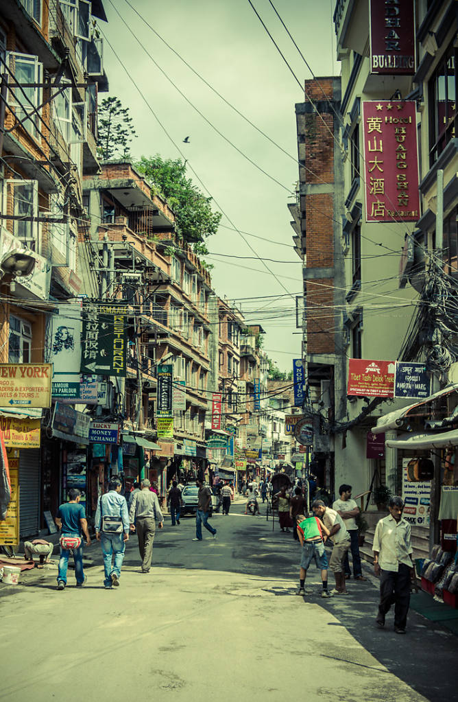 City street, Kathmandu